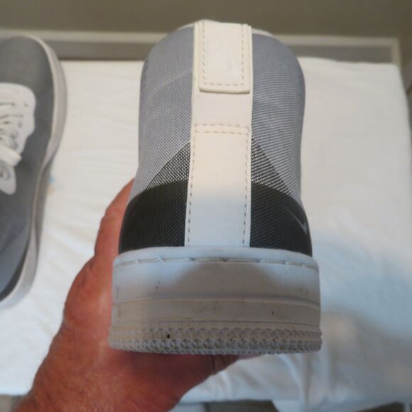 Nike Air Hi-Top Gray Athletic Shoes 776086-004 - Picture 4 of 6